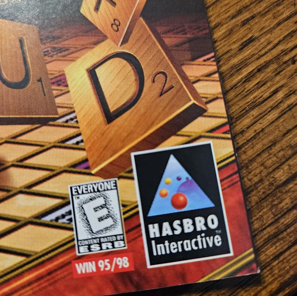 Scrsbble PC CD-ROM Game Windows 95 98 Hasbro Interactive Games